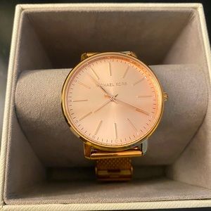 Michael Kors Rose Gold Adjustable Womens Watch